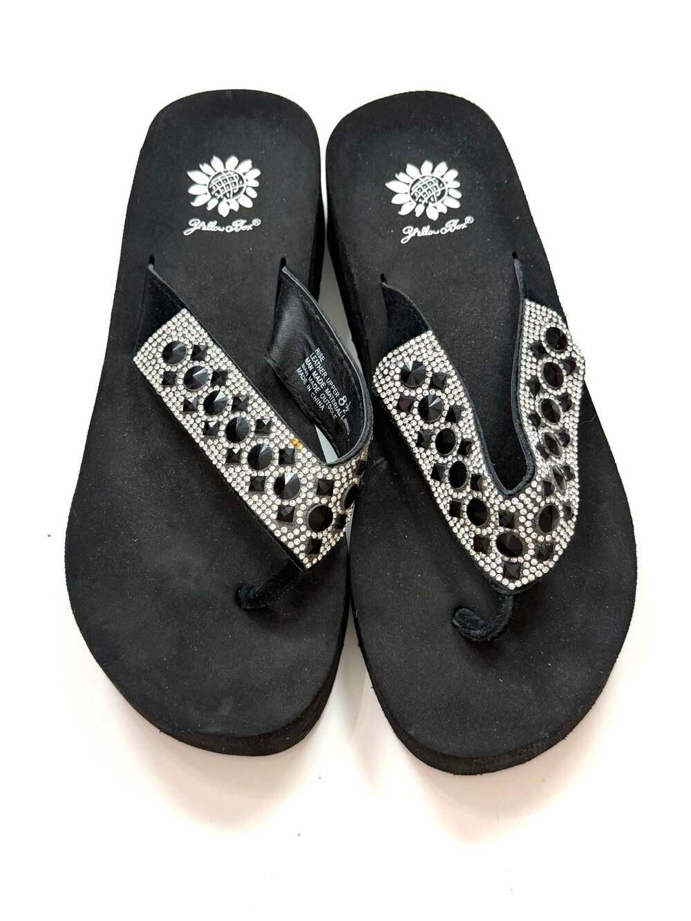 Yellow Box Rise Flip Flop Sandals